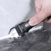 Resim 1 adet 5'li Çok Amaçlı Mastik Temizleme Aracı Seti - Metal ve Plastik Derz Temizleyici, Mutfak Lavabo ve Banyo Penceresi Mastik Temizleyici - Mastik, Yapıştırıcılar ve Kapama Ürünlerini Temizlemek İçin İdeal, Banyo Yenileme|Minimalist Tasarım|Dayanıklı İnşaat, Mastik Aracı Seti 