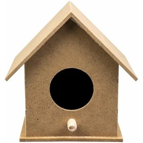 Resim Boyanabilir Küçük Kuş Yuvası Ahşap Obje 