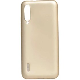 Resim Xiaomi Mi A3 Kılıf Silikon Yumuşak Dokulu Premium- Gold 