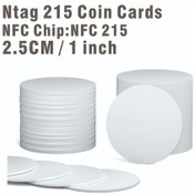Resim Gaojunshop01 Ntag215 Nfc Coin Kartları, 10 Adet 