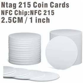 Resim Gaojunshop01 Ntag215 Nfc Coin Kartları, 10 Adet 