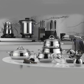 Resim Kütahya Porselen Efes 18 Parça Çelik Çeyiz Seti 