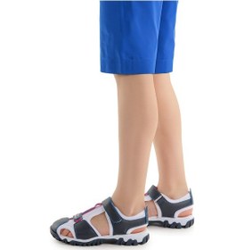 Resim Kiko Kids Erkek Çocuk Sandalet Arz 2399 Lacivert - Beyaz - Kırmızı 