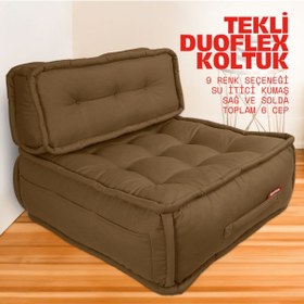 Resim Xpermate Duoflex Sırtlı Minder İskandinav 80x80x30 Kahverengi 