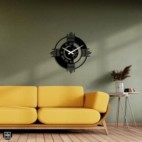 Resim NR Dizayn (520) Roma Rakamlı Metal Duvar Saati 49 X 49 