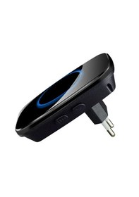 Resim Cacazi A10 Kablosuz Kapı Zili 300m Menzil 60 Melodi Led Işıklı 