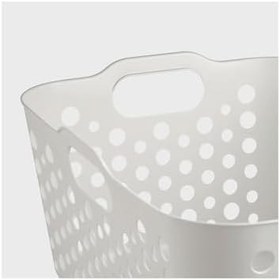 Resim Çamaşır sepeti, beyaz, 38 lt 