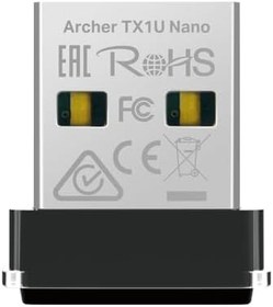 Resim TP-Link Archer TX1U Nano; AX300 Mbps, Nano Tasarım, Tak ve Çalıştır, Linux ve Windows(11/10/7) Destekli, Wi-Fi 6 USB Adaptör 