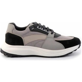 Resim Bambi Siyah Leather Erkek Sneaker E01901289102 Siyah 