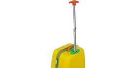 Resim Wexta Ayıcık Ultra Lüks Çocuk Valizi Dayanıklı Baskılı Sarı Renk WX-420 