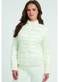 Resim Guess Çift Taraflı Şişme Mont Beyaz 