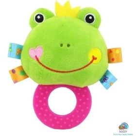 Resim Sozzy Toys Çıngıraklı Dişlik Kurbağam Çok Renkli 