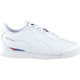 Resim Puma Bmw Motorsport Roma Stradale Erkek Beyaz Spor Ayakkabı 308617-02 Beyaz 