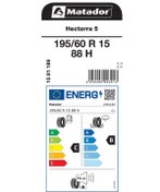 Resim Matador 195/60R15 88h Hectorra5 Yaz Lastiği 2025 