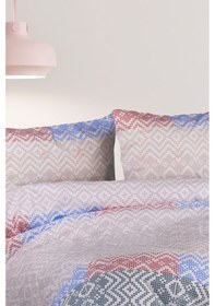 Resim Aytunç Sema %100 Pamuklu Tek Kişilik Nevresim Takımı 160x220 Cm Desenli 