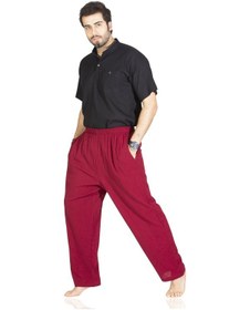 Resim Eliş Şile Bezi Şile Bezi Unisex Şalvar Pantolon Bordo Brd Bordo 