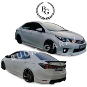 Resim Toyota Corolla Uyumlu Custom Yan Marşpiyel Sağ Sol Set (Plastik) 