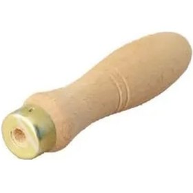 Resim Ahşap Eğe Sapı - Düz Geniş Ağızlı 