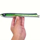 Resim WEIHE FISHING Kompakt 1.4m Mini Balık Şeklinde Taşınabilir Olta Seti Makaralı - Buz ve Jigging için İdeal, Orta-Hızlı Eylem, Karışık Renkler 