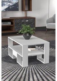 Resim Evdemo Miray Orta Sehpa - Beyaz 