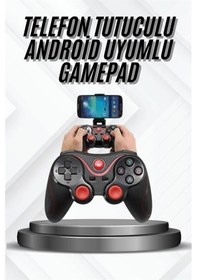 Resim Gld-spt- Yeni Nesil X3 Gamepad Android Uyumlu Telefon Tutucu Özellikli Joystick 