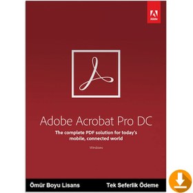 Resim Adobe Acrobat Pro Dc Dijital Lisans - Ömür Boyu + Türkçe (553649971) 