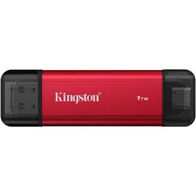 Resim Kingston 1TB 1050/950Mb/s USB Gen 2.2 Type-C Mini Kırmızı Harici Taşınabilir SSD Bellek SPSD/1TB 