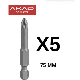 Resim Bits Uç Yıldız Pz2*75 mm 5 Adet 