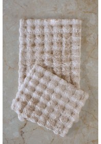 Resim Elart Toffy Paspas Takımı 60x100 Cm Bej Bej 