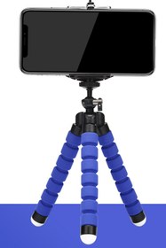 Resim TechnoStation Cep Telefonları Gopro Kamera Ve Makineler Için Büyük Boy Sünger Ayaklı Akrobat Telefon Tutacağı 