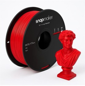 Resim Snapmaker Petg Kırmızı 3d Yazıcı Filamenti 1.75mm 1kg 