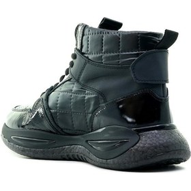 Resim Yaşar Kaşlı Erkek Sneaker Günlük Bot 40-44 23k Ykö-18188 M Siyah Kırışık Rugan 
