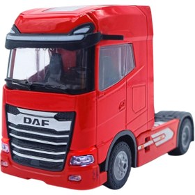 Resim metaş oyuncak Sürtmeli Işıklı Metal Diecast Tır Kafası 211298 