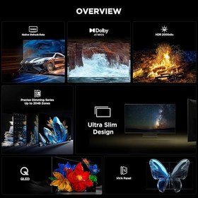Resim TCL 55Q7C 55" 139 Ekran Uydu Alıcılı 4K Ultra HD MiniLED Google TV 