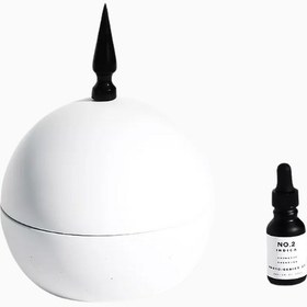 Resim No.2 Indica Concrete Dome Diffuser 3500g, Lüks Aromatik Ev Difüzörü - Beyaz 