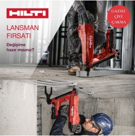 Resim Hilti BX 4-22 AKÜLÜ ÇİVİ ÇAKMA TABANCA SETİ (7.000 ad çivi dahil) 