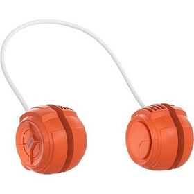 Resim Küçük Yapraksız Vantilatör, Boyuna Asılır, Taşınabilir, Turuncu, Küçük 