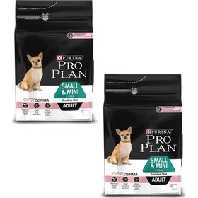Resim Purina Pro Plan Small Mini Küçük Irk Somonlu Yetişkin Köpek Maması 2 x 3 KG 