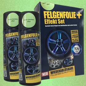 Resim PLASTİDİP Jant Folyo - Efekt Set - 2x 400 ml - Electric Chameleon Effect 