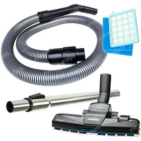 Resim Philips Uyumlu Fc 9530 Hortumu Triactive Başlık Boru Filtre Set 
