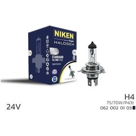 Resim Niken 24v H4 75w/70w Halojen Ampul P43t - Ekolmaks 