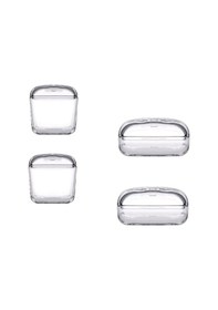 Resim Paşabahçe Kapaklı Kahvaltılık - 4 Lü Çok Amaçlı Cam Saklama Kabı 96888 Çok Renkli 
