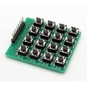 Resim 4x4 Push Buton Keypad 