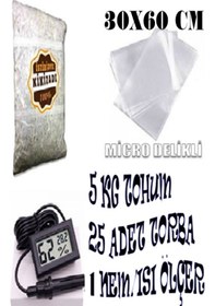 Resim İstiridye Mantarı Başlangıç Seti 5 KG Tohum + Nem Ölçer +10 Torba 