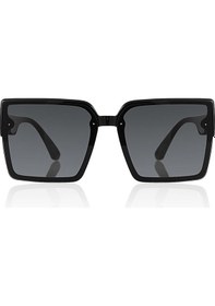 Resim Uv400 Korumalı Unisex Güneş Gözlüğü Siyah - 1070-2 Çok Renkli 