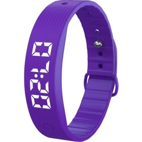 Resim E-Vibra Fitness Takip Bluetooth ve Uygulama Yok Telefon Gerektirmez - Mor 