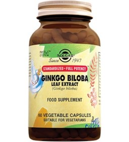Resim Solgar Ginkgo Biloba Leaf Extract 60 Kapsül 