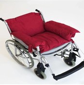 Resim Benlife Tekerlekli Sandalye Minderi - Hasta Bakım Minderi Kırmızı 