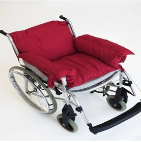Resim Benlife Tekerlekli Sandalye Minderi - Hasta Bakım Minderi Kırmızı 