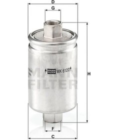 Resim MANN WK6122 Yakıt Filtresi Rover Rover 200 220 2.0 Gtı 136Hp 01 93-06 99 